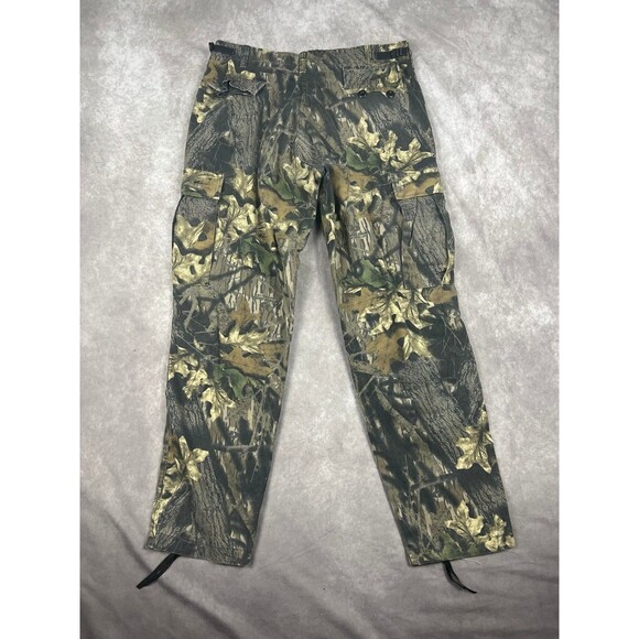 Vintage Red Head Mossy Oak Camo Asjustable Pants Hunting Outdoors Size 35-39 - Picture 2 of 8